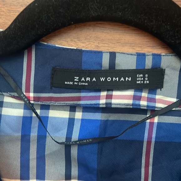 NWOT Zara Plaid Summer Dress - Picture 13 of 13